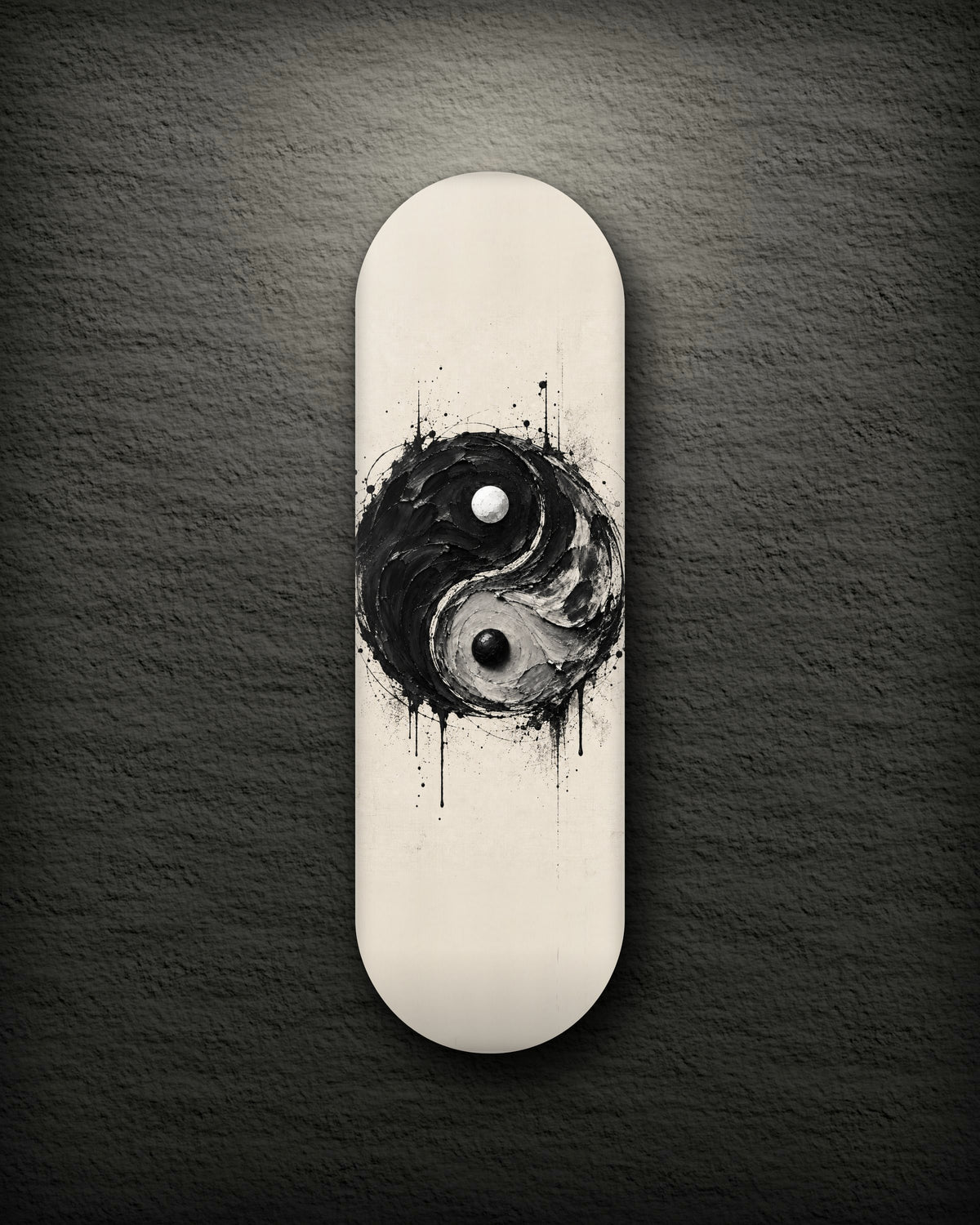Balance printed skateboard deck