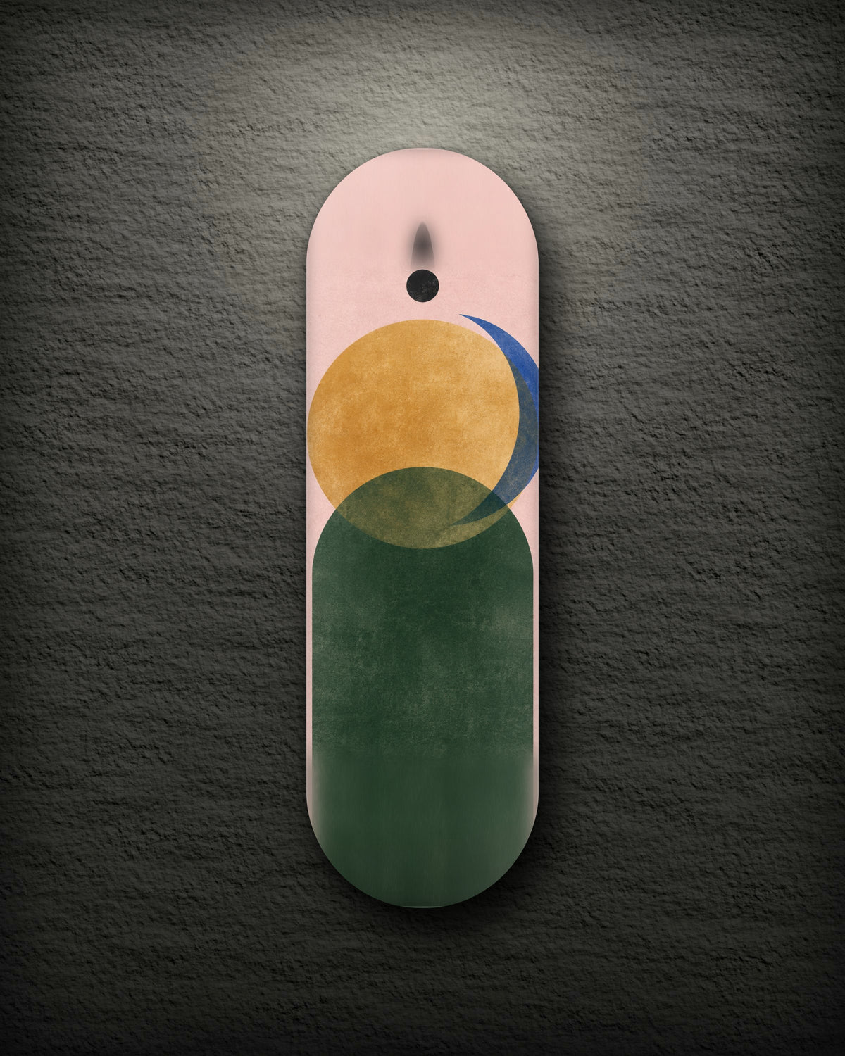 Eclipse printed skateboard deck