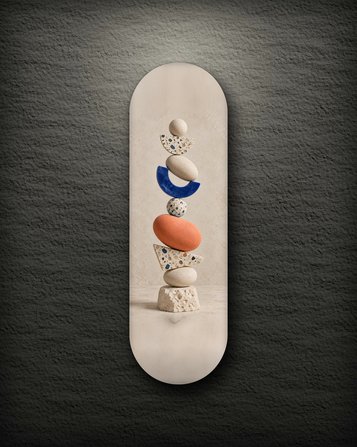 Stack printed skateboard deck