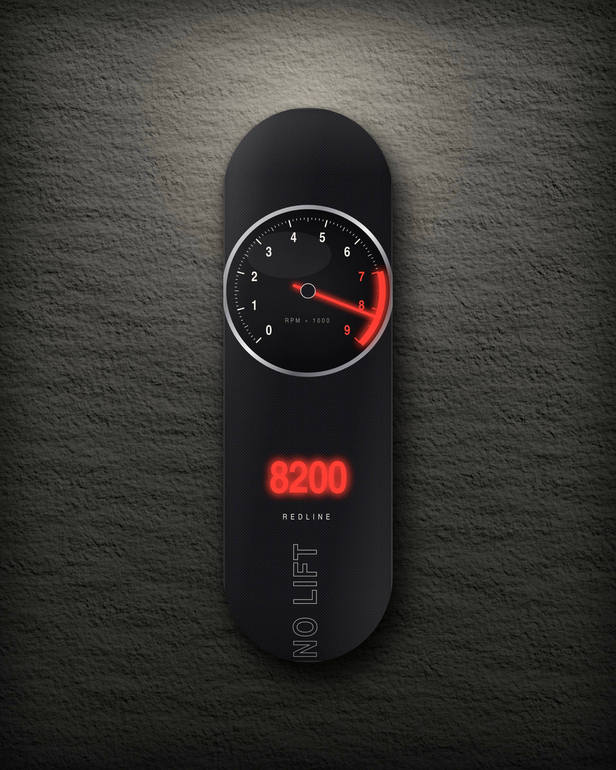 Redline printed skateboard deck
