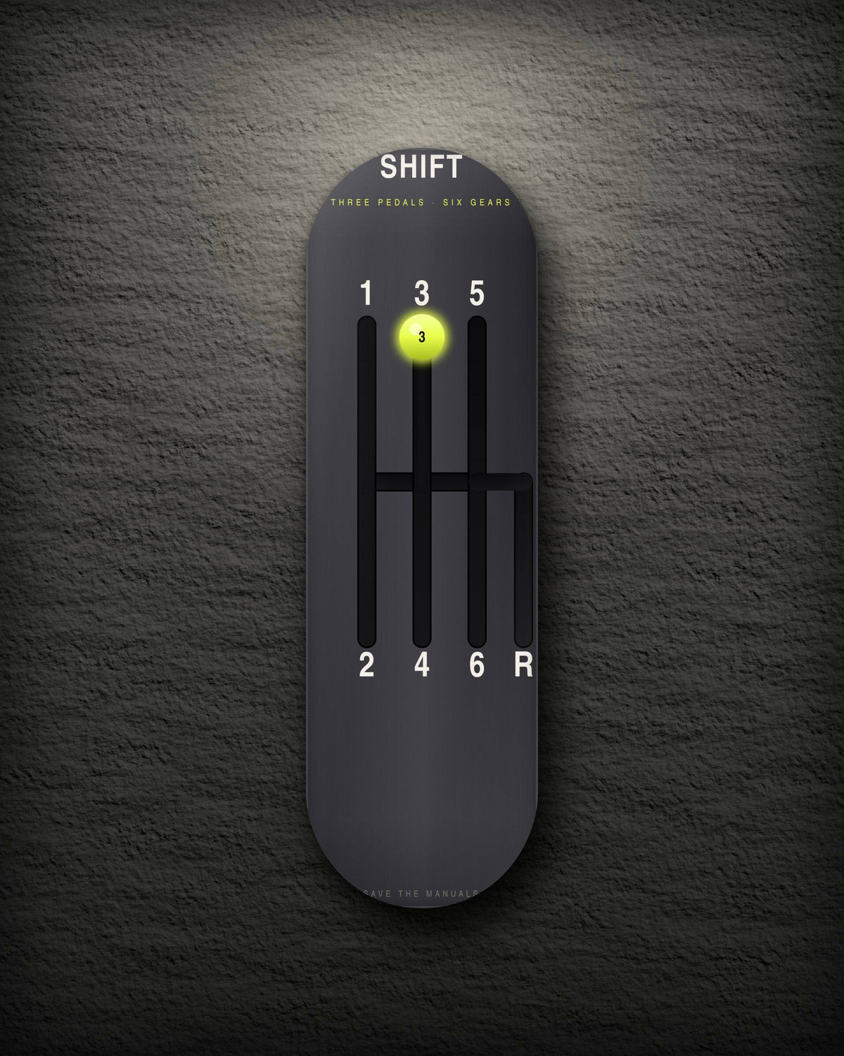 Shift printed skateboard deck