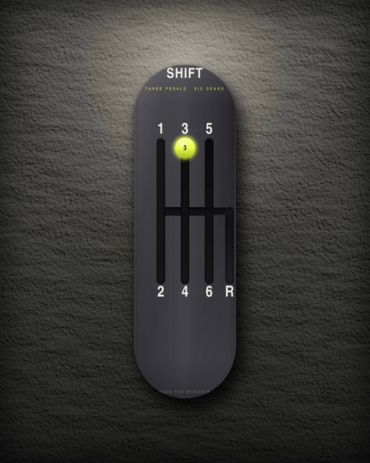Shift printed skateboard deck