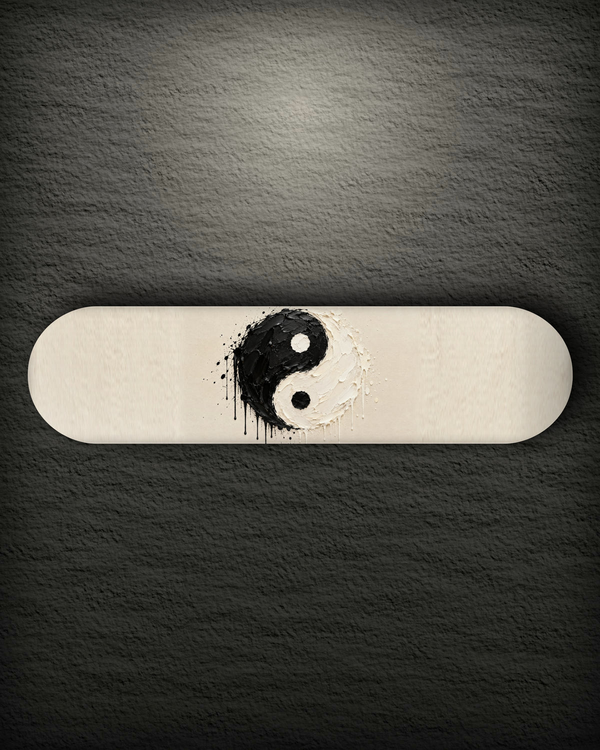 Equilibrium landscape printed skateboard deck
