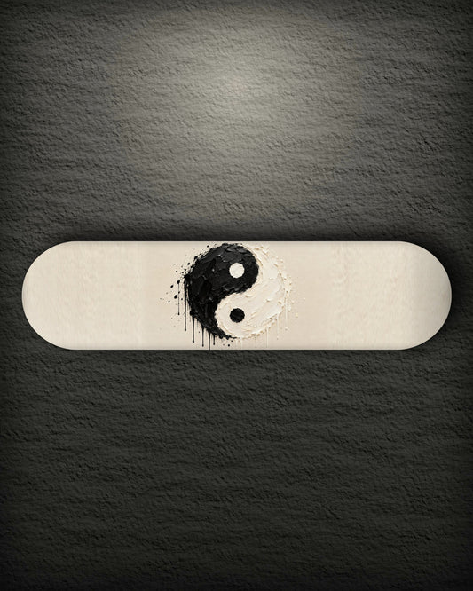Equilibrium landscape printed skateboard deck