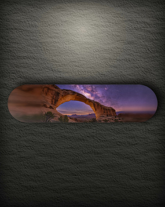 Stone Arch landscape printed skateboard deck