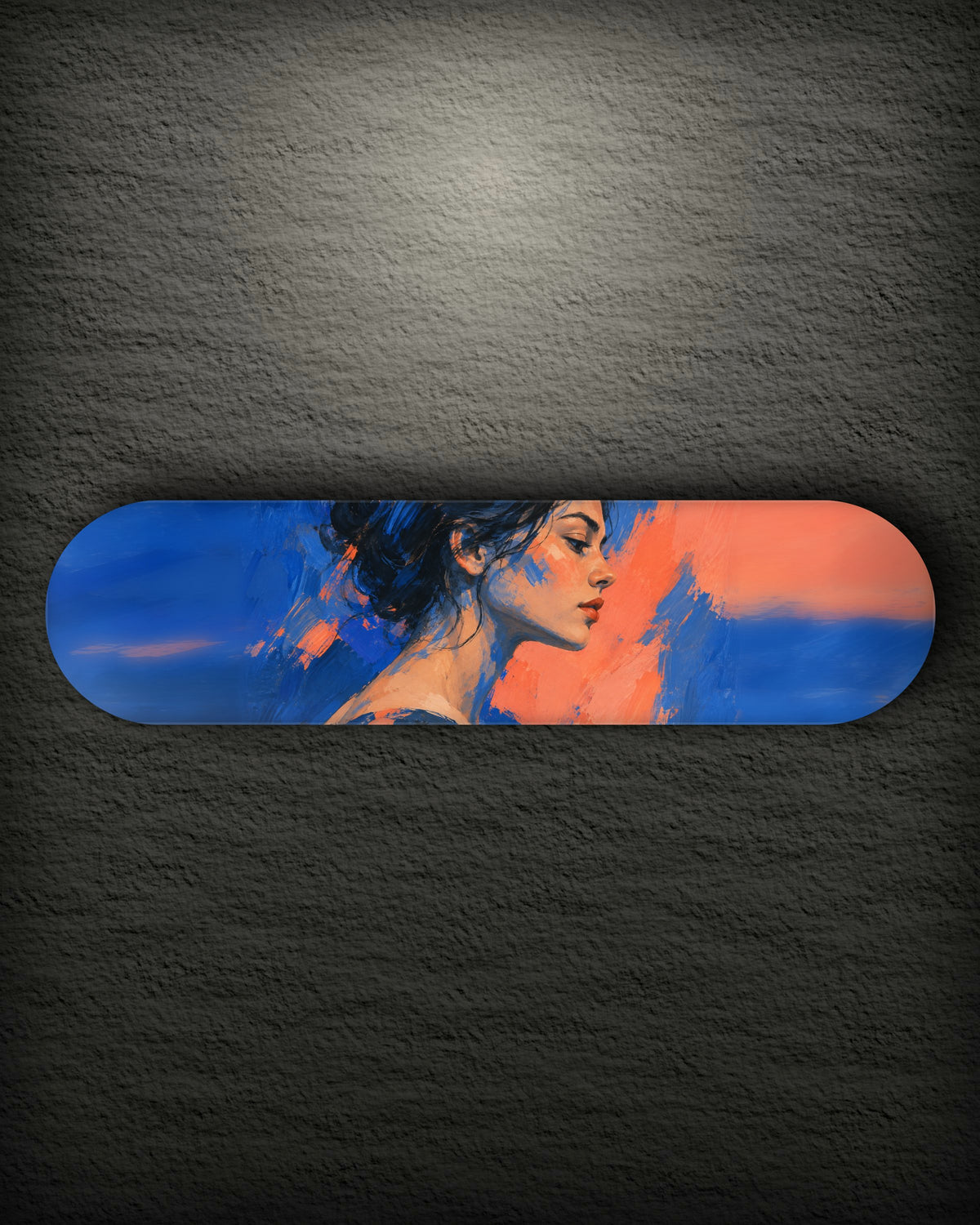 Muse landscape printed skateboard deck