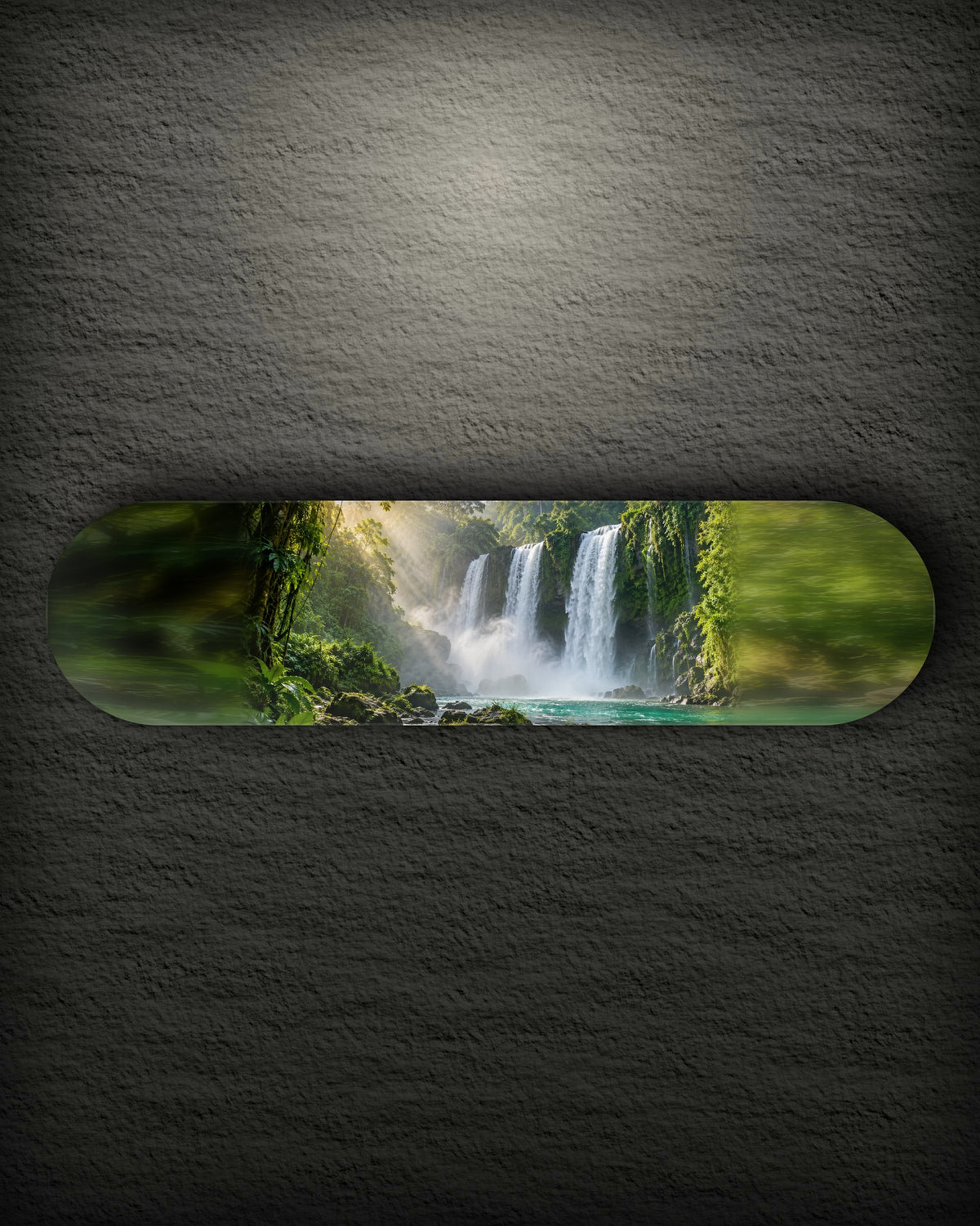 Cascade landscape printed skateboard deck
