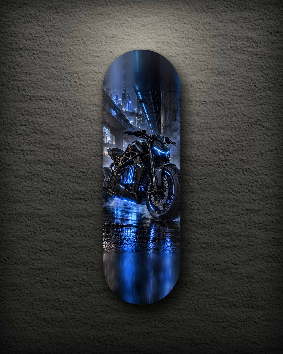 Streetfighter printed skateboard deck