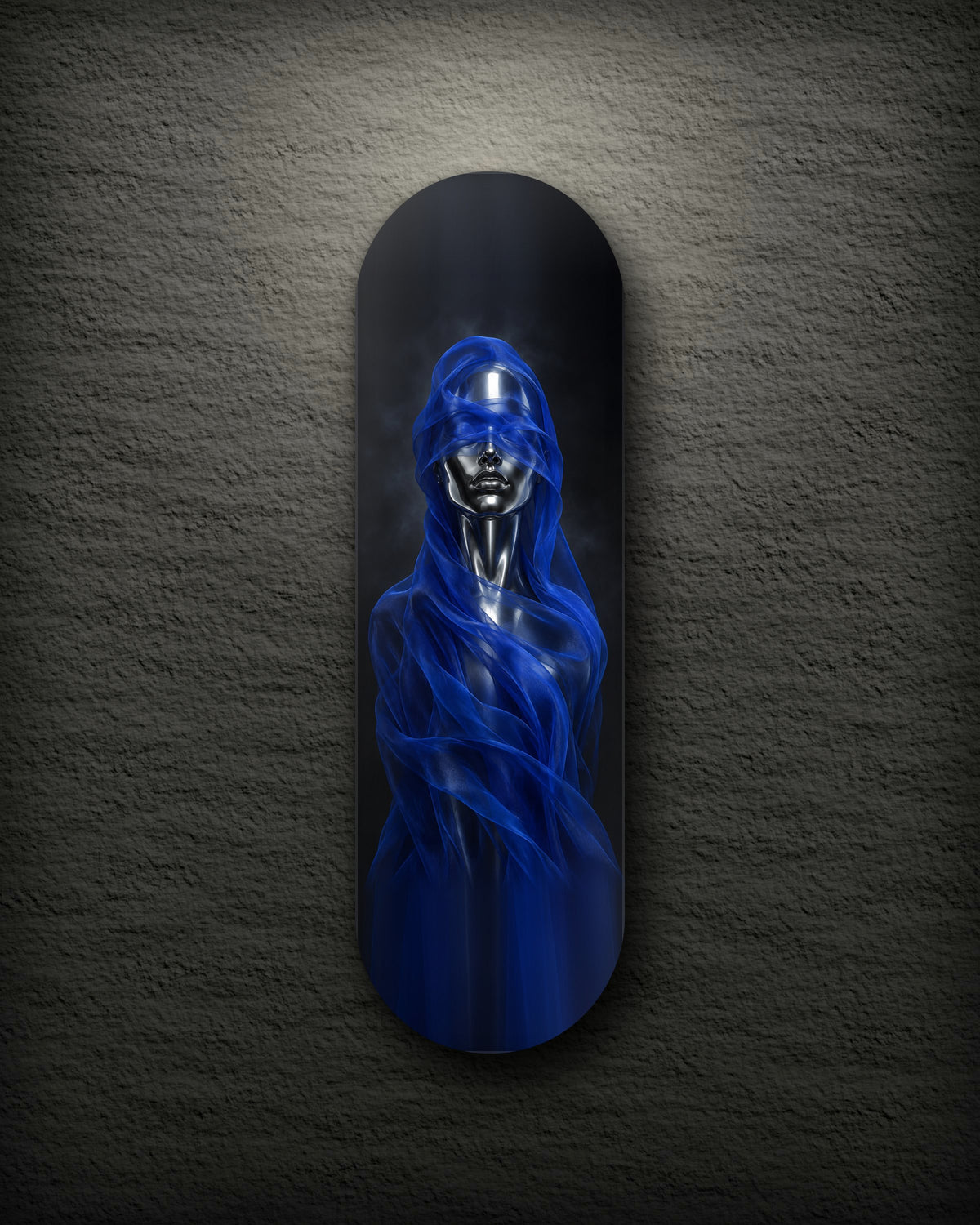 Veil printed skateboard deck