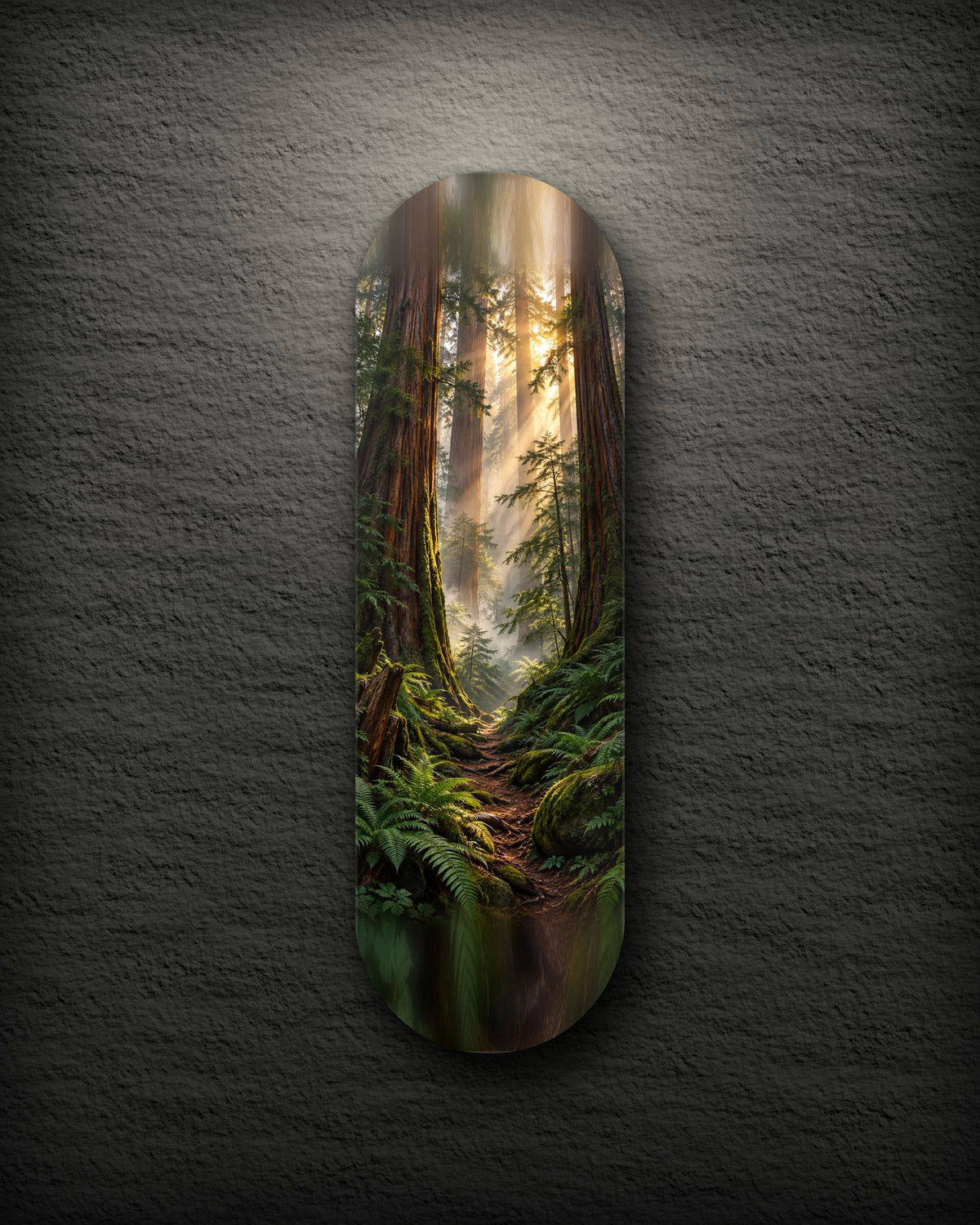 Redwoods printed skateboard deck