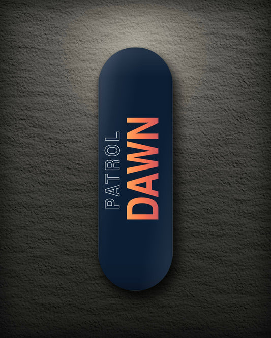Dawn Patrol printed skateboard deck