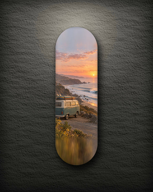 Surf Van printed skateboard deck
